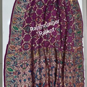Home minakari duppata in pure georgette